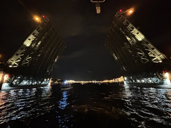 Ночной круиз на разводные мосты с дискотекой на теплоходе - фото 4