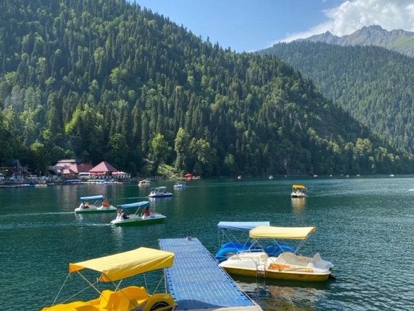Озеро Рица, Гегский и Молочный водопады — джип-тур по горной Абхазии - фото 4