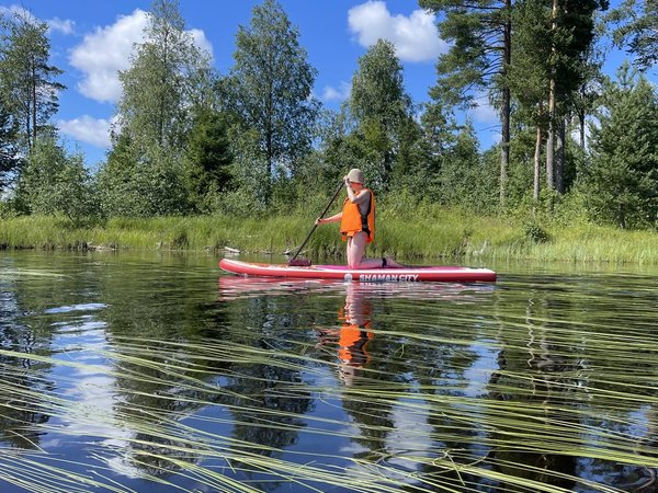 Из Петрозаводска — на сап-прогулку по древнему Лососинскому водохранилищу - фото 2
