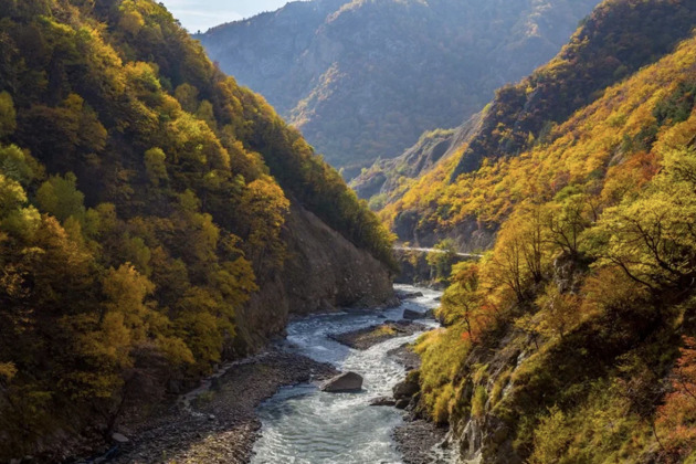 Аргунское ущелье и водопады