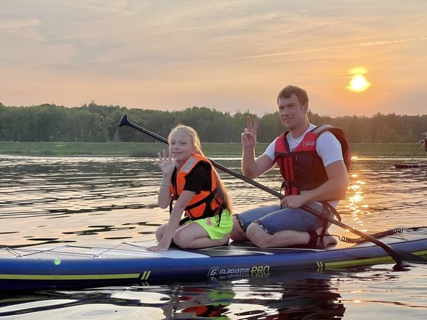 Сап-прогулка у Ипатьевского монастыря в Костроме (в группе)