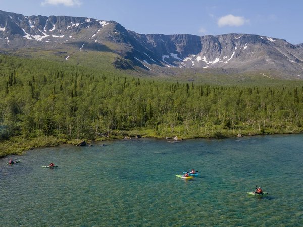 Рекреационный каякинг по озеру Малый Вудъявр (в 10 км от Кировска) - фото 1