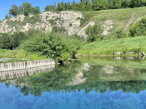 Голубое озеро и релакс в термах