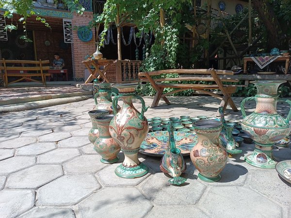 В мастерскую риштанской керамики из Коканда - фото 3