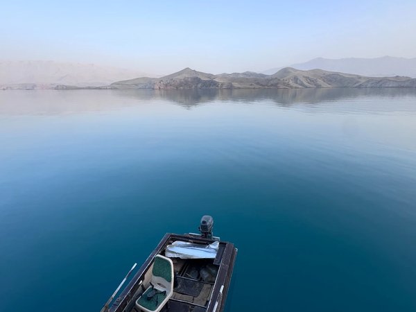 Голубое море Нурекского водохранилища - фото 1