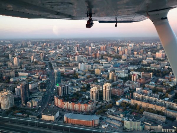 Над Новосибирском на самолёте! - фото 3