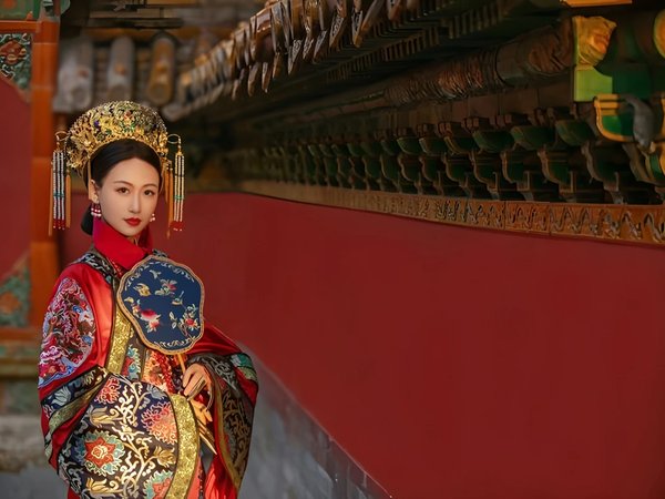 Антуражная прогулка по Запретному городу в образе древнекитайской знати - фото 4