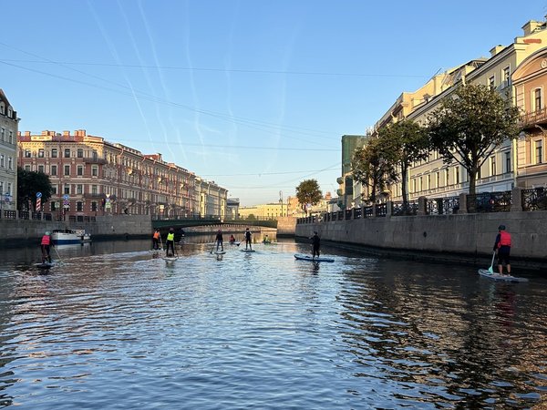 Сап-прогулка в Санкт-Петербурге «Цветные мосты» - фото 4