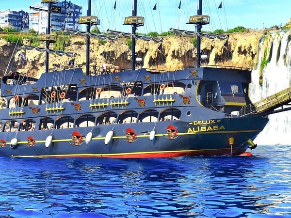 Морская прогулка к водопаду Дюден и Черепашьему озеру (всё включено) - фото 1