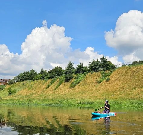 Прогулка на сапах в Звенигороде с посещением Саввино-Сторожевского монастыря и родника в Дунино