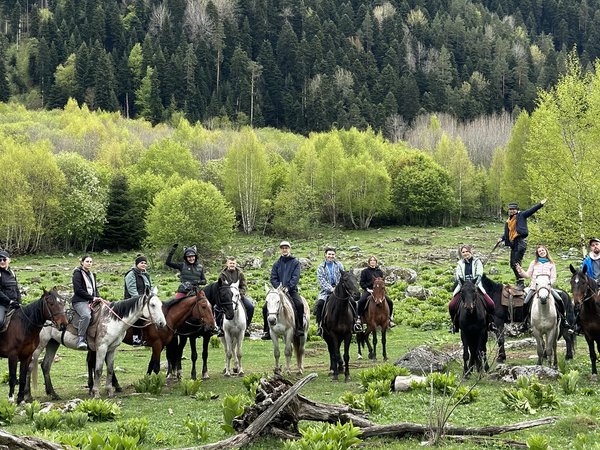 Конная прогулка в Архызе на Софийской поляне - фото 4