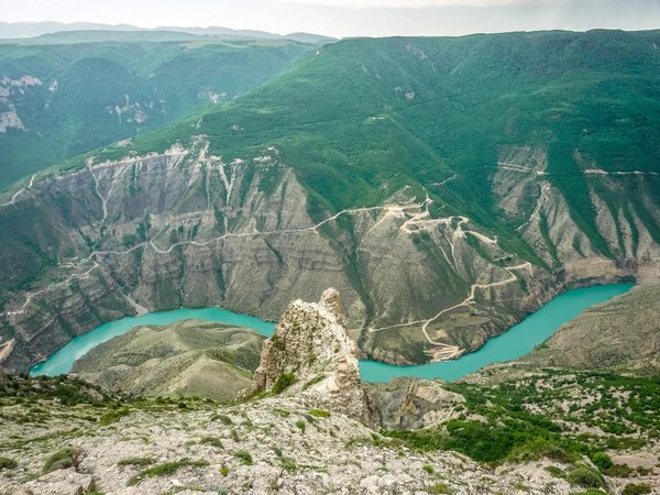 В сердце Дагестана: Сулакский каньон, ГЭС и бархан Сарыкум (из Избербаша) - фото 3