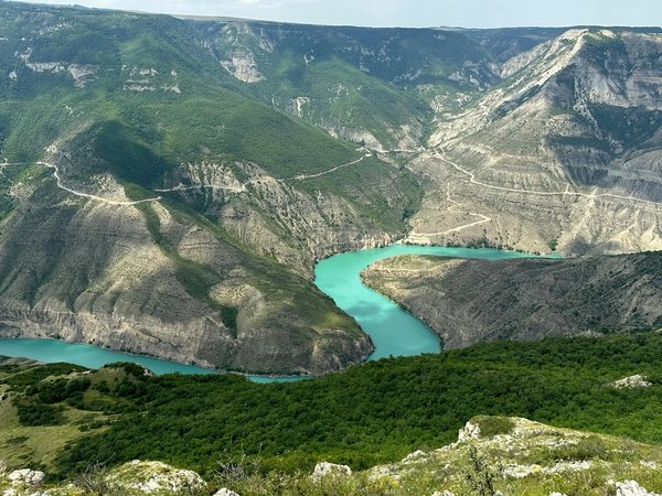 Кавказ и его чудеса: Сулакский каньон и бархан Сарыкум (из Дербента) - фото 1