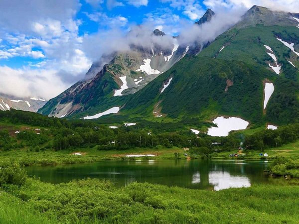 Альпийские пейзажи Камчатки: Вачкажец, сопка Мишенная + горячие источники