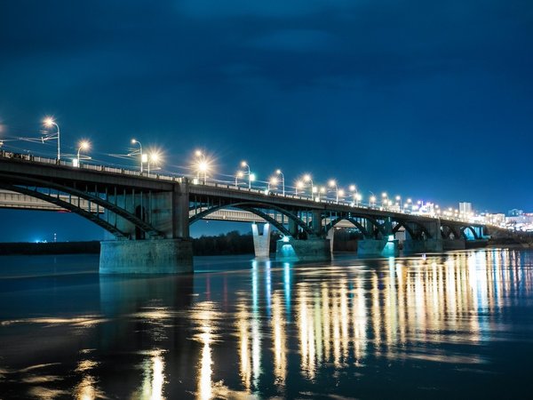 Вечерние огни Новосибирска - фото 1