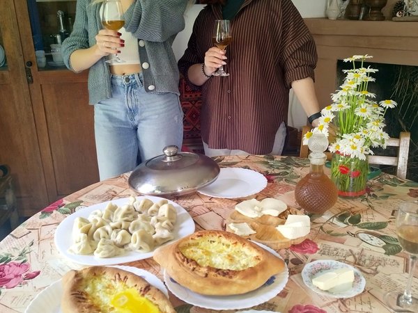 Готовим чвиштари, чихиртму и чурчхелу в Кутаиси - фото 3
