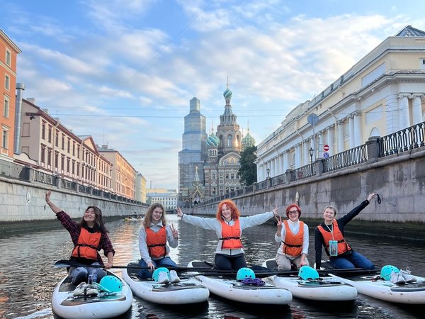 На сапах по каналам Петербурга: к Чижику-Пыжику и грифонам - фото 3
