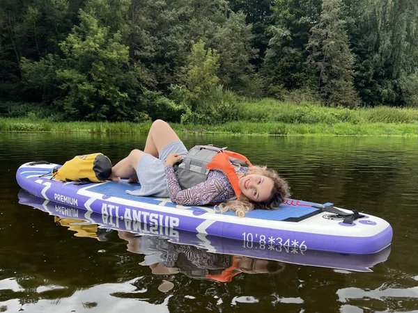 Сплав на сапборде по Москве-реке