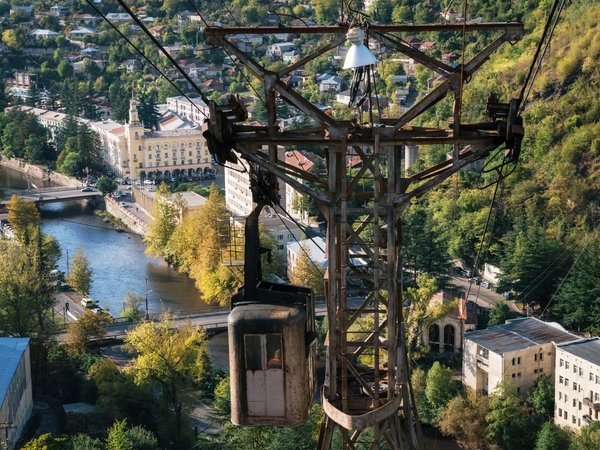 Чиатура — город канаток + столп Кацхи - фото 2