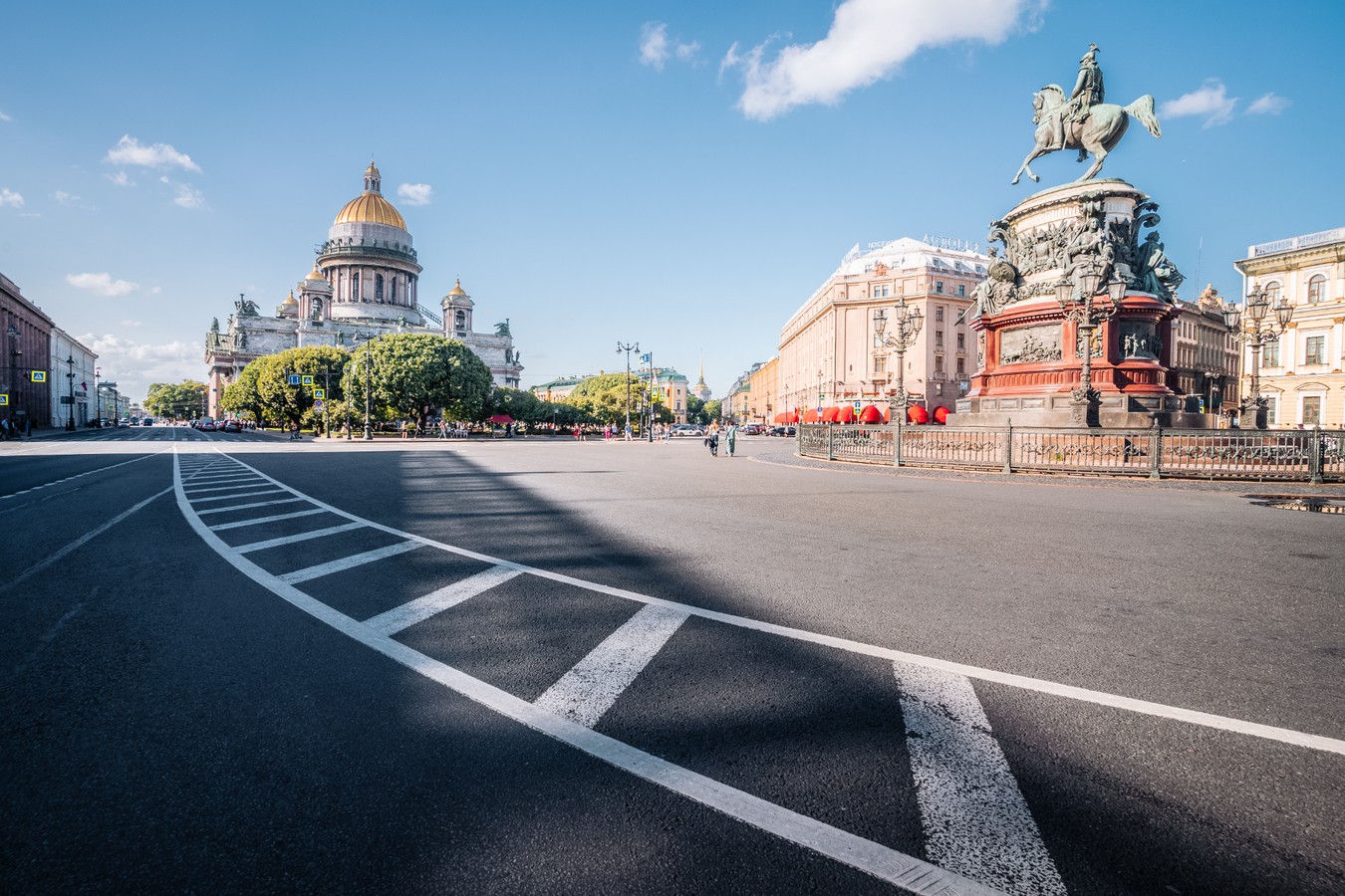 На автобусе по Петербургу + подъём на колоннаду Исаакиевского собора