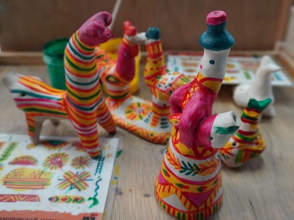 Филимоновская игрушка своими руками!