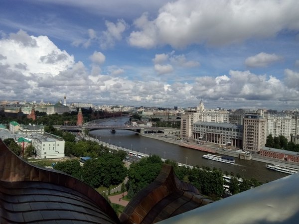 Москва с высоты колокольни храма Христа Спасителя - фото 3