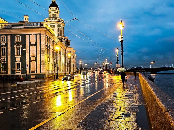 Ночной Петербург в огнях: на автобусе по вечернему городу - фото 2