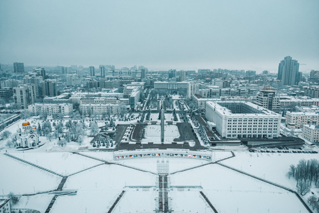 Экскурсия по Самаре и смотровая площадка ж/д вокзала на транспорте туристов