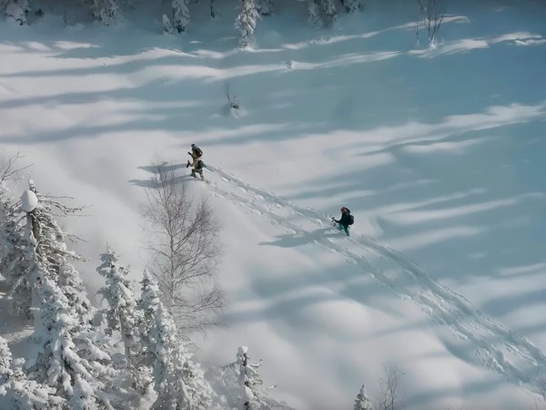 Прогулка на снегоступах в Шерегеше - фото 4