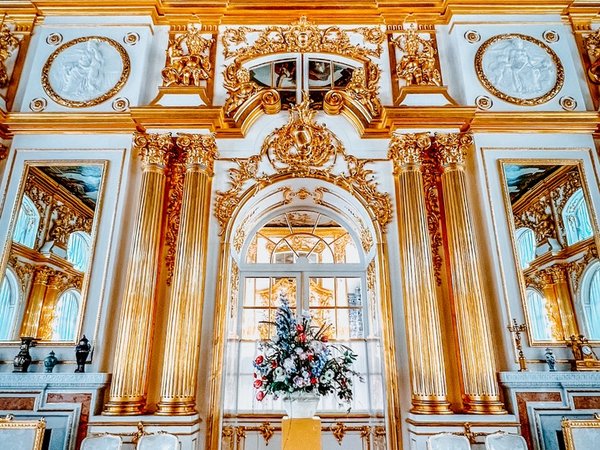 Екатерининский дворец в Пушкине (из Петербурга) - фото 1