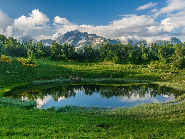 Легкий треккинг в горах над Красной Поляной