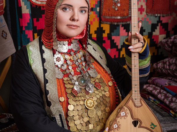 Фотосессия в башкирских костюмах в центре Уфы - фото 1