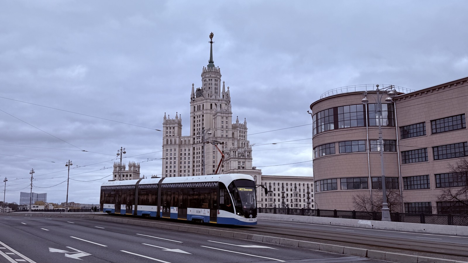 По Москве на трамвае