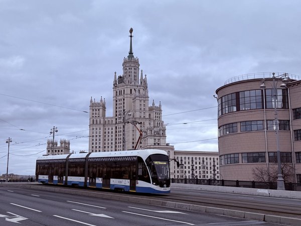 По Москве на трамвае