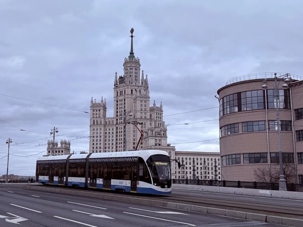 По Москве на трамвае - фото 1