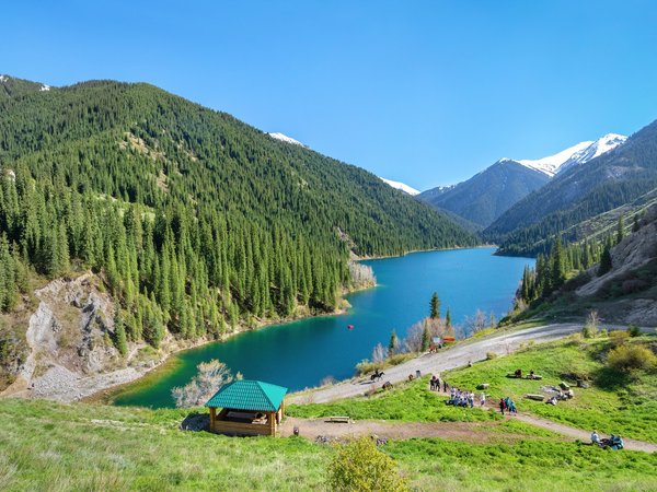 Бартогайское водохранилище, озеро Кольсай и каньоны из Алматы