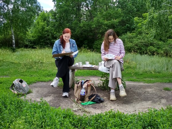 Мастер-класс по рисованию акварелью в Винновской роще - фото 3