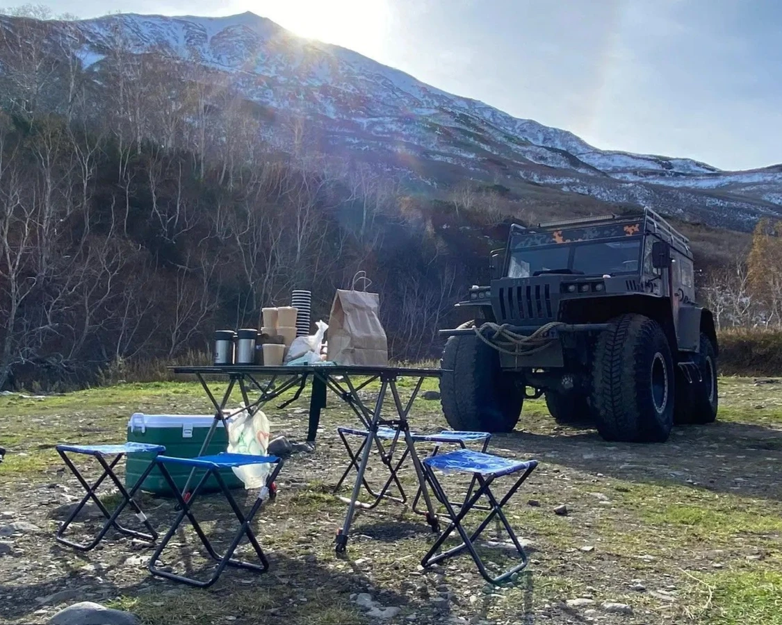 Из Паратунки к Карымшинским источникам — на вездеходе Sever Truck