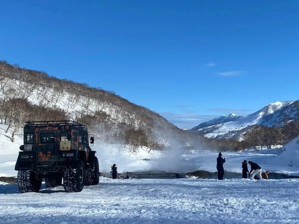 Из Паратунки к Карымшинским источникам — на вездеходе Sever Truck - фото 4