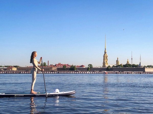 Утренний Петербург на сапе