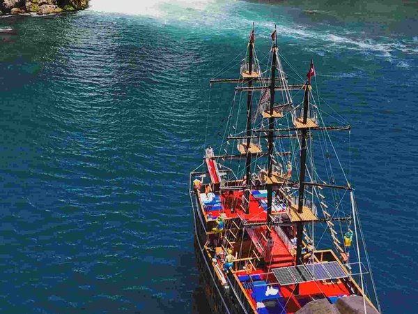 Пиратский круиз к водопаду Нижний Дюден — в Анталье - фото 4