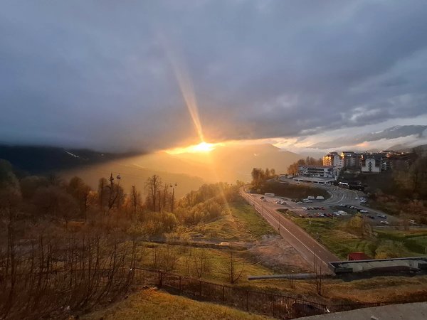 Мотопрогулка на закате в горах - фото 4