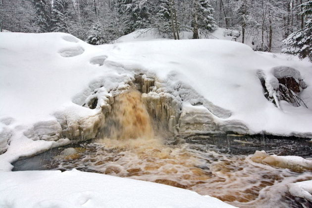 Самые красивые водопады Карелии-6