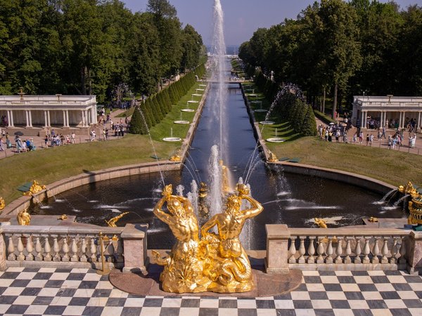 В Петергоф — к Большому дворцу, Малому музею и Нижнему парку - фото 4
