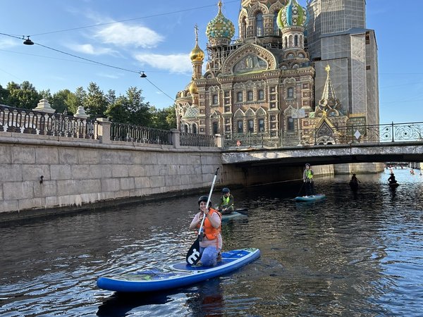 Рассвет на сапе возле Спаса на Крови - фото 2