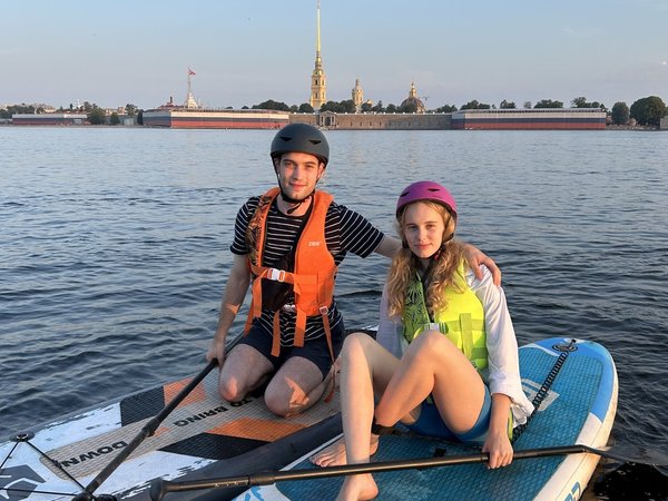 Рассвет на сапе возле Спаса на Крови - фото 4