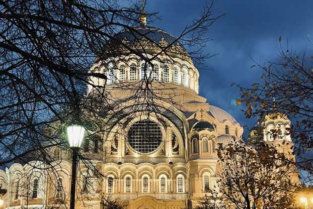 Поездка в Кронштадтский Морской собор на своей машине