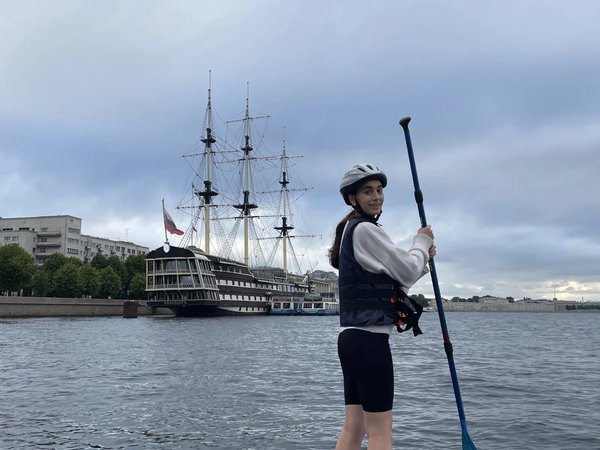 На сапборде вокруг Петропавловской крепости - фото 2