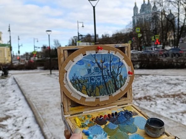 Рисуем старинный русский город: пленэр в Смоленске - фото 4