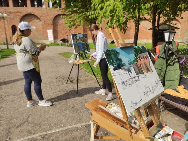 Рисуем старинный русский город: пленэр в Смоленске - фото 3